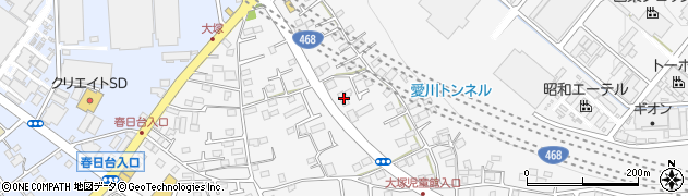 神奈川県愛甲郡愛川町中津1886-1周辺の地図