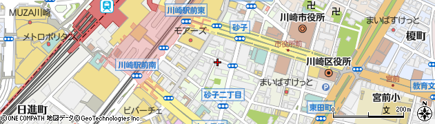 田舎寿司周辺の地図