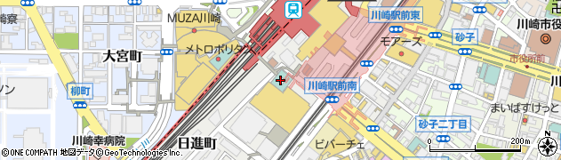 さいか屋川崎店周辺の地図