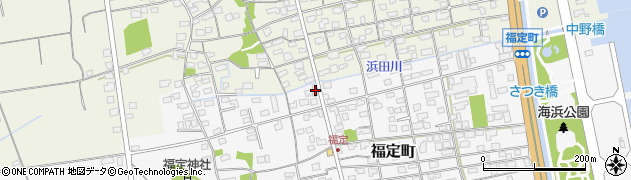 鳥取県境港市福定町1658周辺の地図