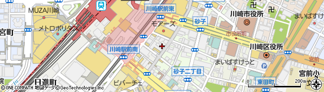 カラオケ館 川崎店周辺の地図