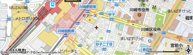 バンガローハウス川崎銀柳街店周辺の地図