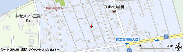 鳥取県境港市外江町2446周辺の地図