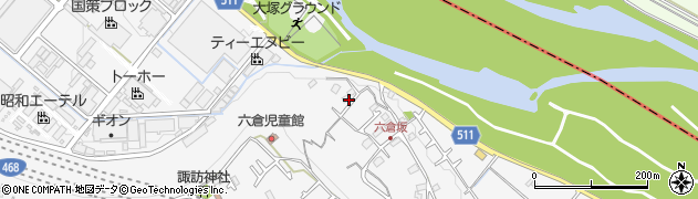 神奈川県愛甲郡愛川町中津2413-2周辺の地図