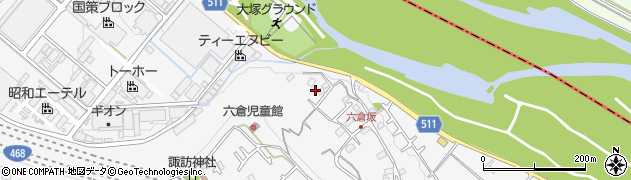 神奈川県愛甲郡愛川町中津2414-1周辺の地図