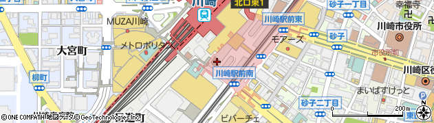 ハゲ天川崎店周辺の地図