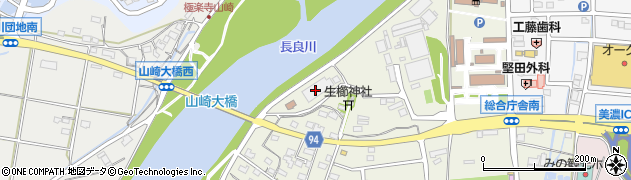 岐阜県美濃市生櫛1557周辺の地図