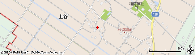 千葉県東金市上谷1057周辺の地図