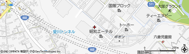 神奈川県愛甲郡愛川町中津6860周辺の地図