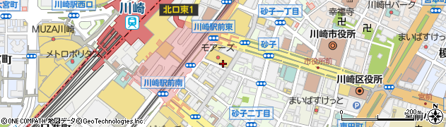 ミスタークラフトマン川崎モアーズ店周辺の地図