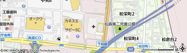 フェザー安全剃刀株式会社美濃工場周辺の地図