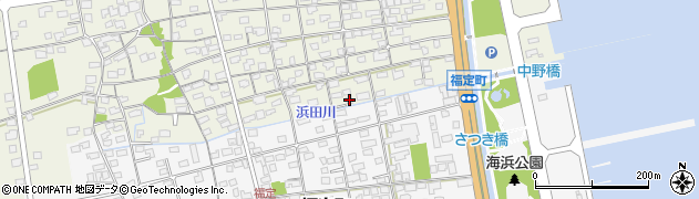 鳥取県境港市中野町38周辺の地図