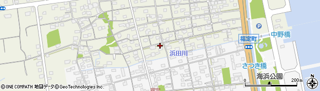 鳥取県境港市中野町322周辺の地図