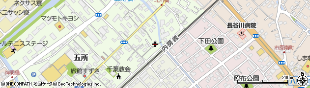 千葉県市原市五所1572周辺の地図