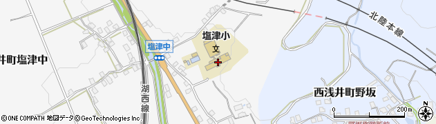 長浜市立塩津小学校周辺の地図