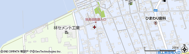 鳥取県境港市外江町3412-3周辺の地図