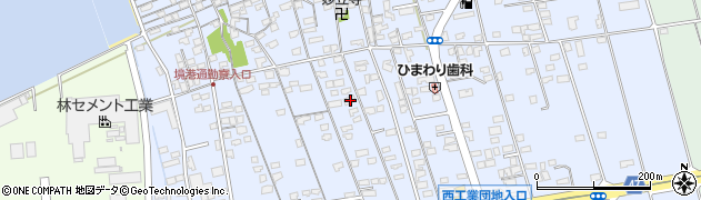 鳥取県境港市外江町2451-1周辺の地図