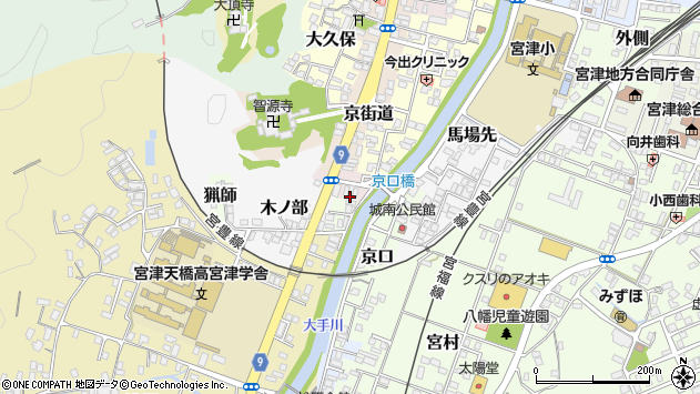 〒626-0026 京都府宮津市京口町の地図