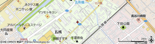 千葉県市原市五所1629周辺の地図