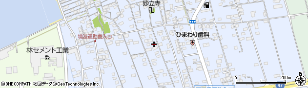 鳥取県境港市外江町2451-2周辺の地図