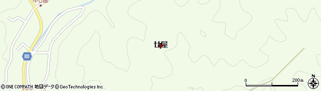 岐阜県美濃加茂市三和町（廿屋）周辺の地図