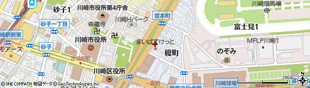 ラーメンショップ川崎家 榎町店周辺の地図