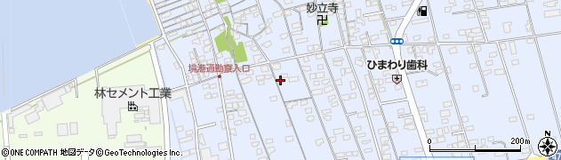 鳥取県境港市外江町2986周辺の地図