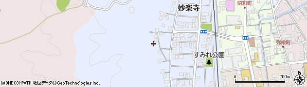 兵庫県豊岡市妙楽寺384周辺の地図