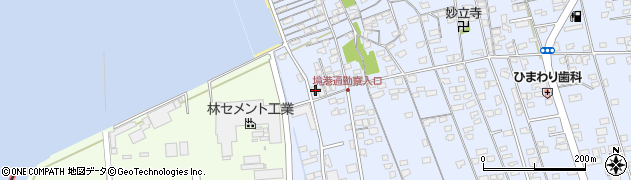 鳥取県境港市外江町3432周辺の地図