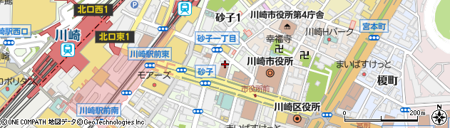 おさやん京急川崎本店周辺の地図
