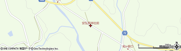 安弘見神社前周辺の地図