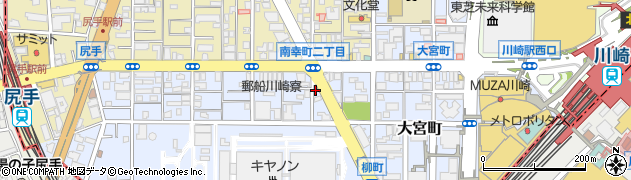 川崎整体健療院周辺の地図