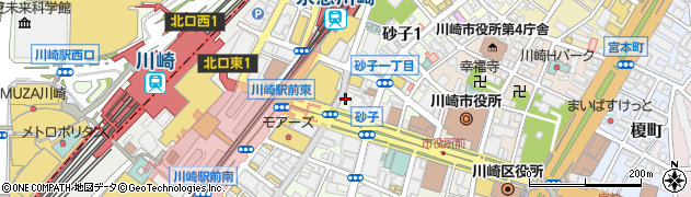 松乃家 川崎銀座街店周辺の地図