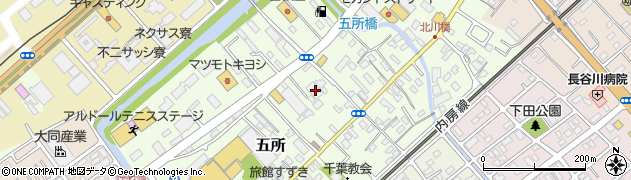 千葉県市原市五所1725周辺の地図