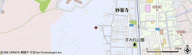 兵庫県豊岡市妙楽寺周辺の地図