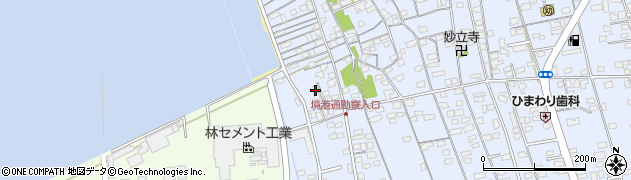 鳥取県境港市外江町3432-8周辺の地図