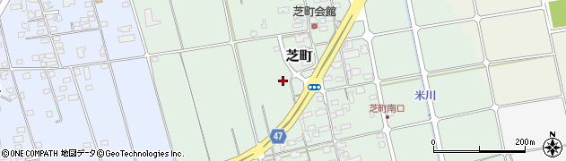 鳥取県境港市芝町周辺の地図