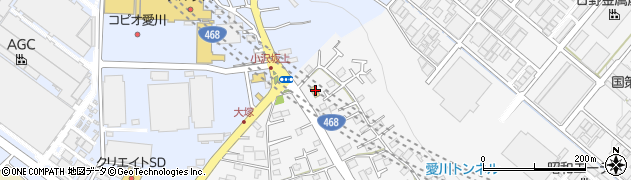 セブンイレブン愛川中津北店周辺の地図