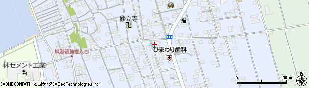 鳥取県境港市外江町2461周辺の地図