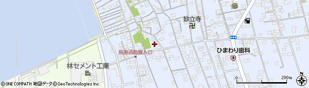 鳥取県境港市外江町2973周辺の地図