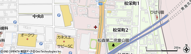 岐阜県美濃市松森周辺の地図