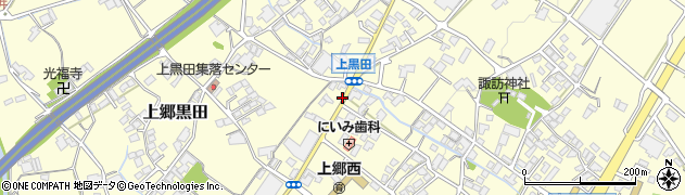 上黒田周辺の地図