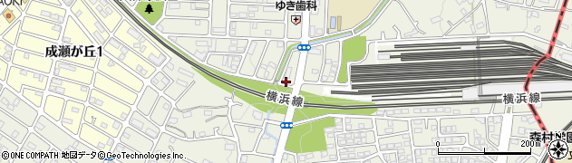 東京都町田市南成瀬6丁目22周辺の地図