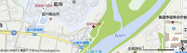 極楽寺山崎周辺の地図