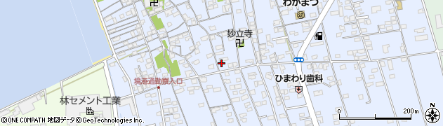 鳥取県境港市外江町2493周辺の地図