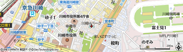 川崎ホテルパーク周辺の地図