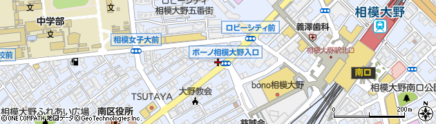 トヨタレンタリース神奈川相模大野駅前店周辺の地図