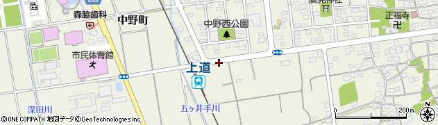 上道駅周辺の地図