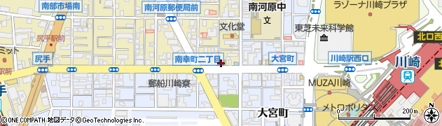 カレーハウスＣｏＣｏ壱番屋ＪＲ川崎駅西口通店周辺の地図