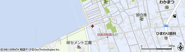 鳥取県境港市外江町3649-4周辺の地図